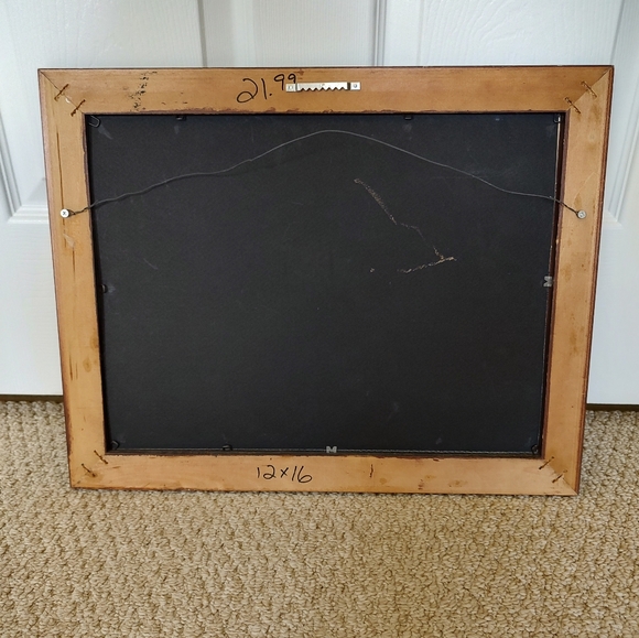 Vintage Paint By Number Framed Seascape Lighthouse Ocean View Painting - Picture 11 of 11